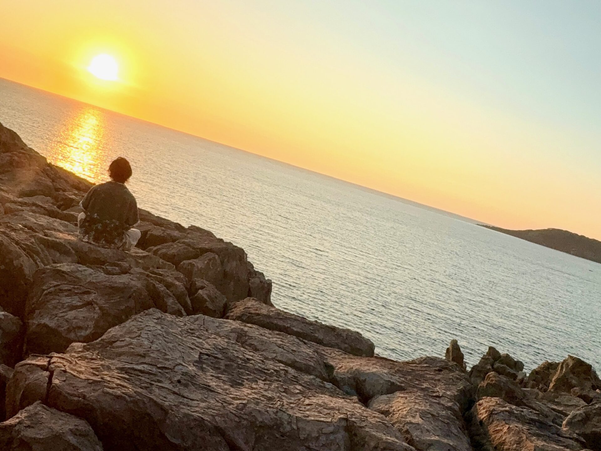 一人旅サンセット